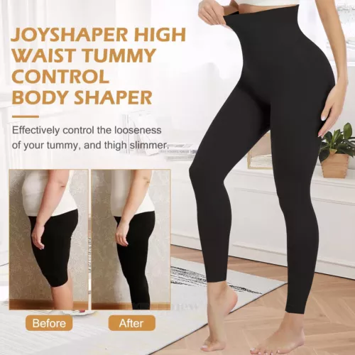Leggings donna compressione vita alta tono controllo pancia coscia gamba body shaper - Foto 5 di 21