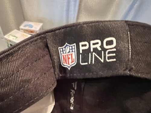 Carolina Panthers Black Adjustable Strap Back Baseball Hat NWT NFL - Picture 4 of 5