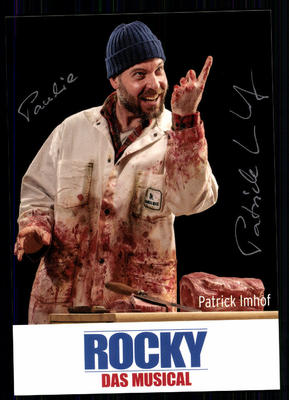 Patrick Imhof Rocky Autogrammkarte Original Signiert ## BC 31803