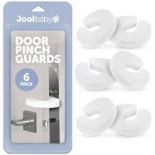 Door Pinch Guards 6 Pack Baby Proof Doors Extra Soft Foam, Sleek Design, Child