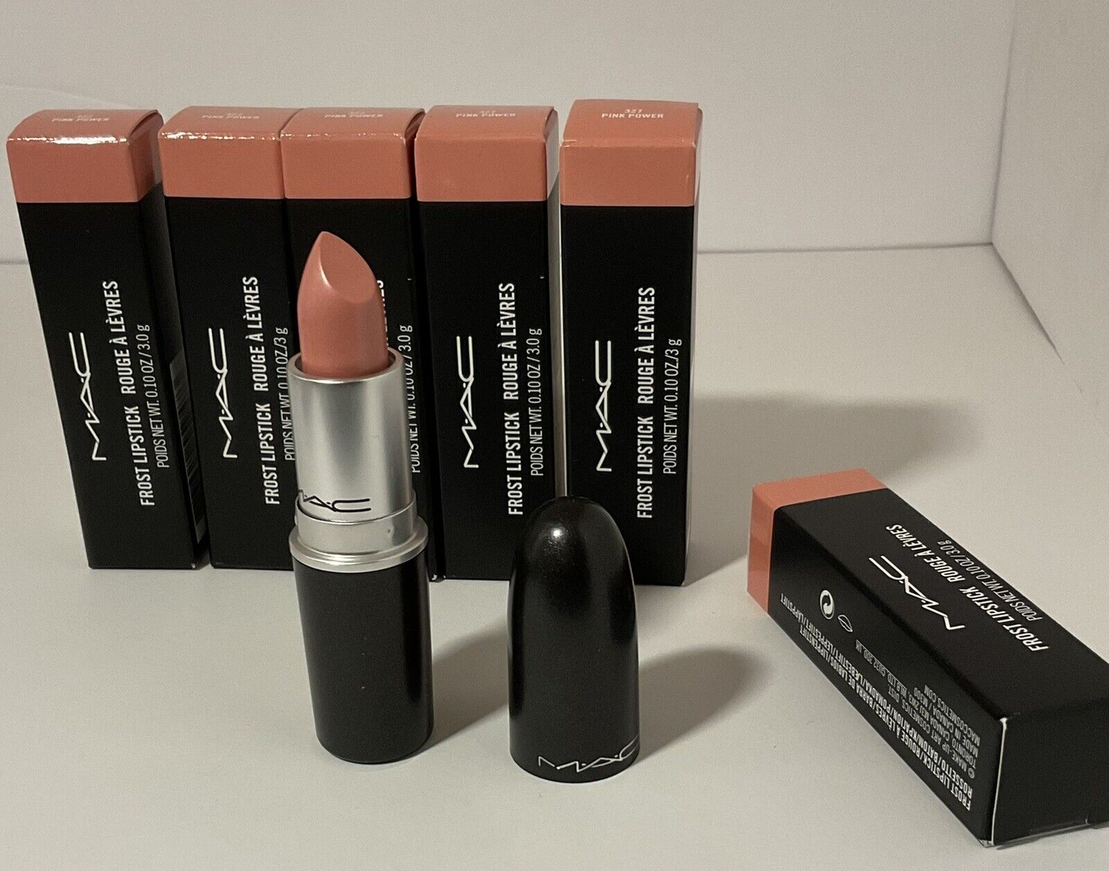 M·A·C Frost Lipstick, Pink Power , #227 new in box MAC, made in Canada