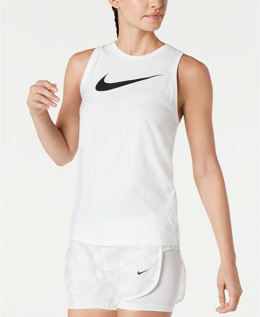 nike white tank top womens