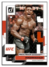 JOAQUIN BUCKLEY 2023 Donruss Press Proof Purple #24 UFC MMA  ID:68467