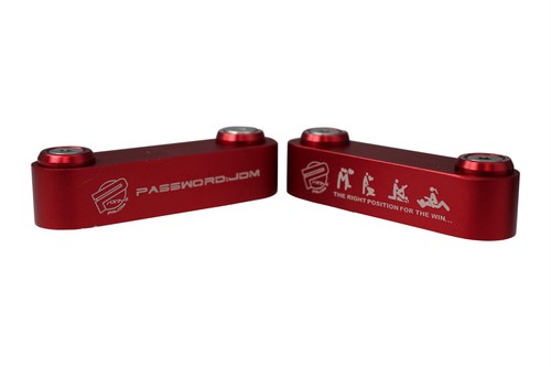 RED Bonnet Hood Risers for HONDA CIVIC ACCORD S2000 intake air flow ...