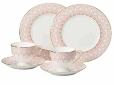 NARUMI Tableware set Aurora Pink 6 pieces
