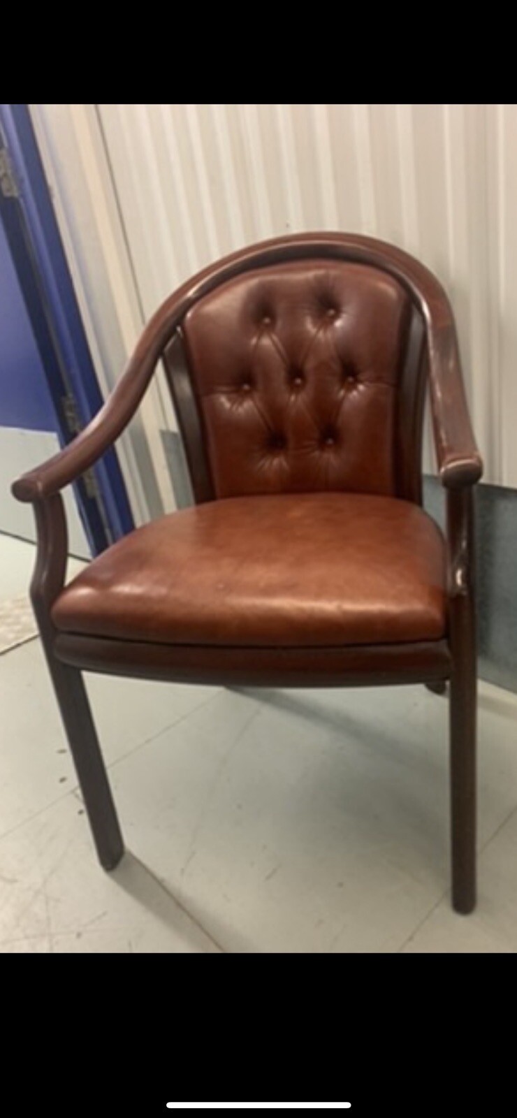 Vintage Chesterfield Desk Chair eBay