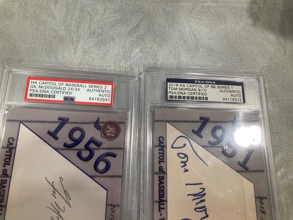 2018 HA Capitol of Baseball Series 1&2 Mize,, Bauer, Morgan & Mcdougald YANKEES - Image 3 of 4