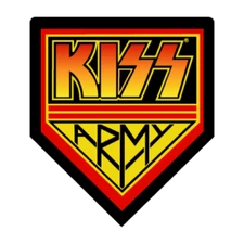 Kiss army sticker logo rock band weatherproof bumper vinyl decal