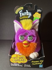 VNTG 1999 Tiger Electronics Talking Furby Buddies - Pink/Orange/Yellow - NIB
