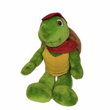 Vintage Talking Franklin the Turtle Plush Irwin Toys 80s Approx 15" TESTED Works