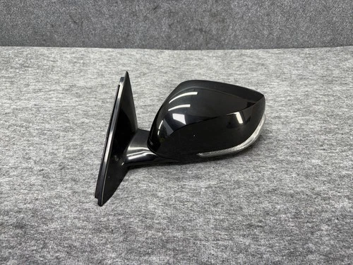 INFINITI QX30 2017-2019 OEM LEFT DRIVER DOOR MIRROR ASSEMBLY (BLACK)