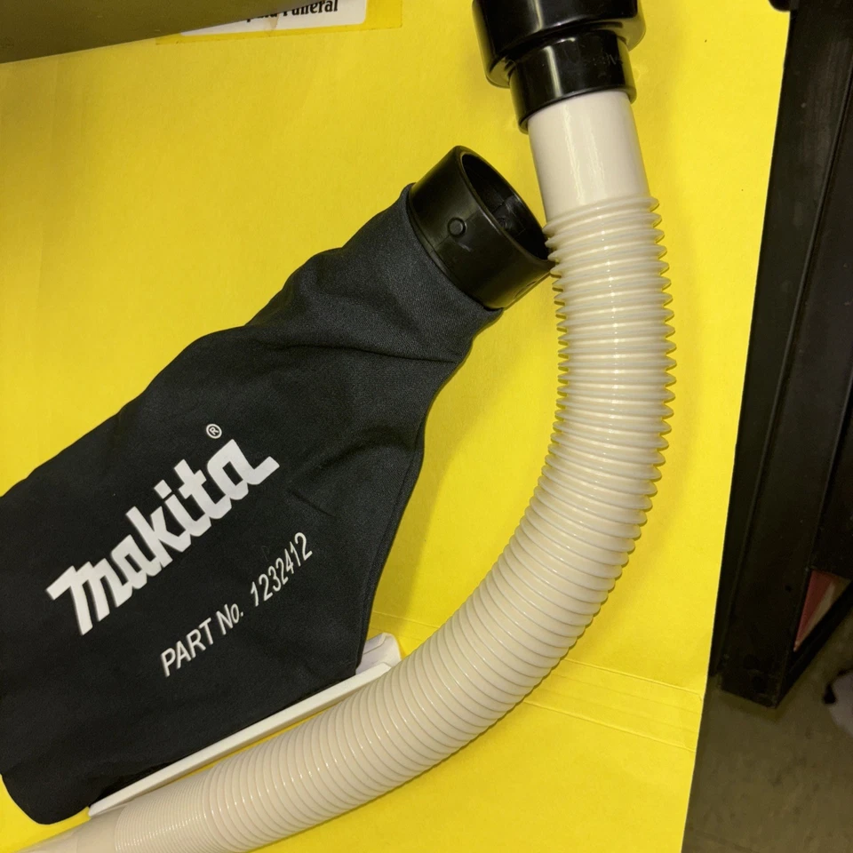 MAKITA Parte NO. 1232412 UB 1103 Bolsa de tela de vacío/soplador de repuesto con manguera Foto 3 de 4