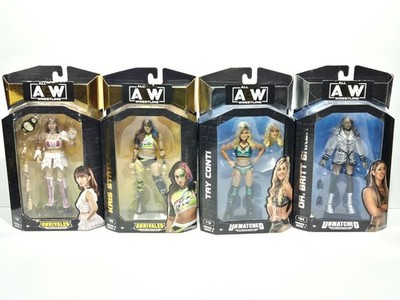 AEW Unmatched & Unrivaled Collection Lot Of 4 Wrestling Figure NEW Sealed