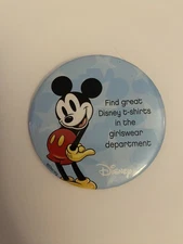 Find Great Disney T Shirts In The Girls Wear Department Pin Back Button P101