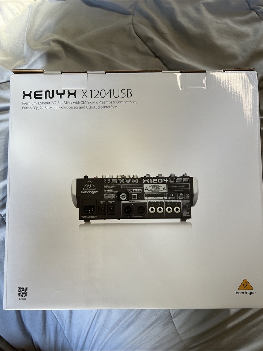 Behringer Xenyx X1204USB 12 Channel Analog Mixer Behringer Xenyx X1204USB 12 Channel Analog Mixer