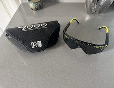 Pit Viper 2000 Shield Cycling Sunglasses Tinted Black Lens/Frame w/ Case