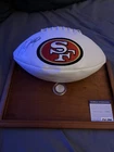 ALDON SMITH SAN FRANCISCO 49ERS AUTOGRAPHED SIGNED LOGO FOOTBALL PSA COA