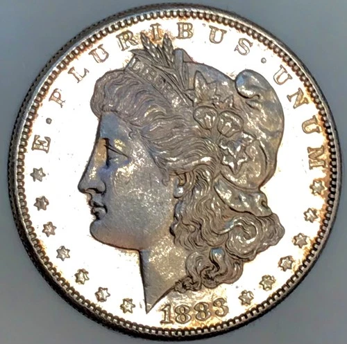 1883 S MORGAN! ULTRA CAMEO DMPL! MS++++ UNBELIEVABLE BLK MIRRORS! UDM! NR #60448