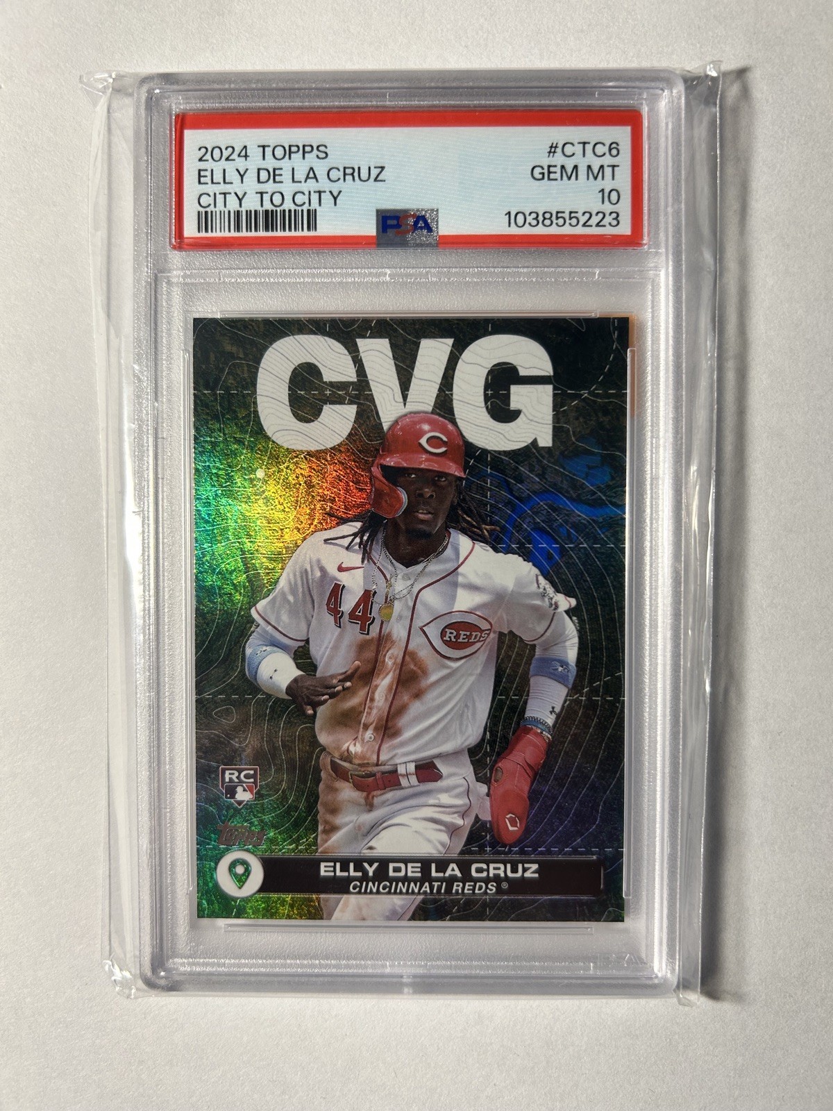 2024 Topps Series 2 - City to City #CTC-6 Elly De La Cruz (RC) PSA 10