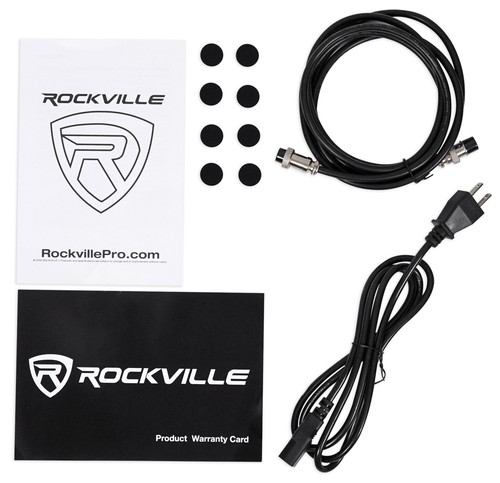 Pair Rockville APM5W 5.25" 2-Way 250W Powered USB Studio Monitor Speakers+Pads - Picture 4 of 8