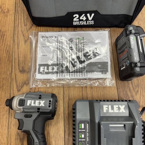 Flex FX1331-1A 24V 1/4 Sechskant Kompakt Akku Schlagschrauber Kit, 2,5Ah - Bild 6 von 22