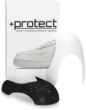  Protect  Shoe Crease Protector Guards for Large Men's 8-13 , Black / White