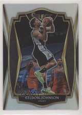 2020-21 Panini Select Premier Level Silver Prizm Keldon Johnson #148 b7z