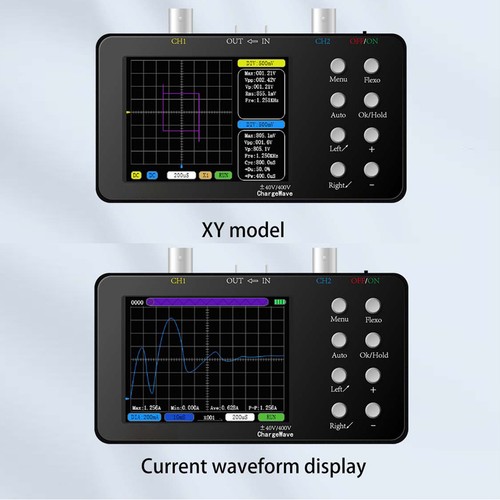 Compact Portable Digital Oscilloscope 50M Sampling Rate 10M Analogue DNLD - Afbeelding 3 van 12