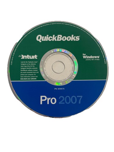 Intuit Quickbooks Pro 2007 Small Business Financial Software Win 2000/XP/Vista - Picture 7 of 8