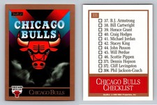 1990 Skybox Basketball Card #331 - Chicago Bulls Checklist