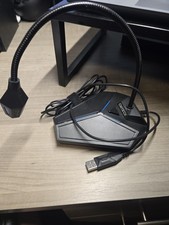 CMTECK USB Desktop Microphone Omnidirectional Condenser w/ Mute Button Works