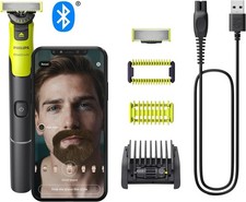 philips OneBlade 360 Face+Body App Collegamento Regolabarba Elettrico Rasoio