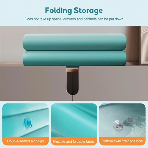 Planschbecken für Kinder, Schwimmbecken 120x90, Kinderpool Planschbecken Garten - Bild 3 von 7