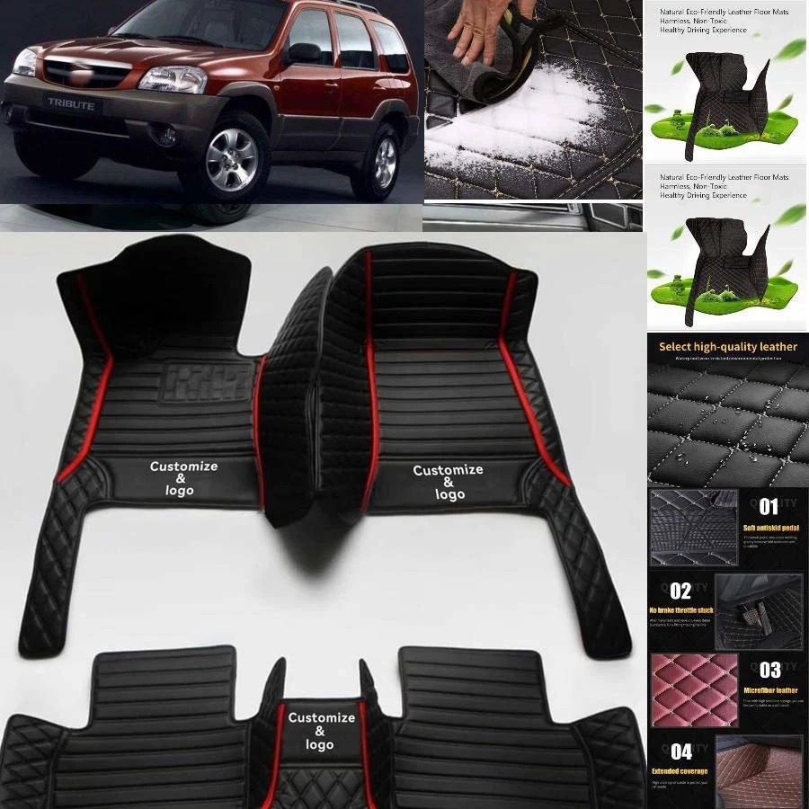 For Mazda Tribute Car Floor Mats Carpets Cargo Liners Custom All Weather Foto 3 de 4