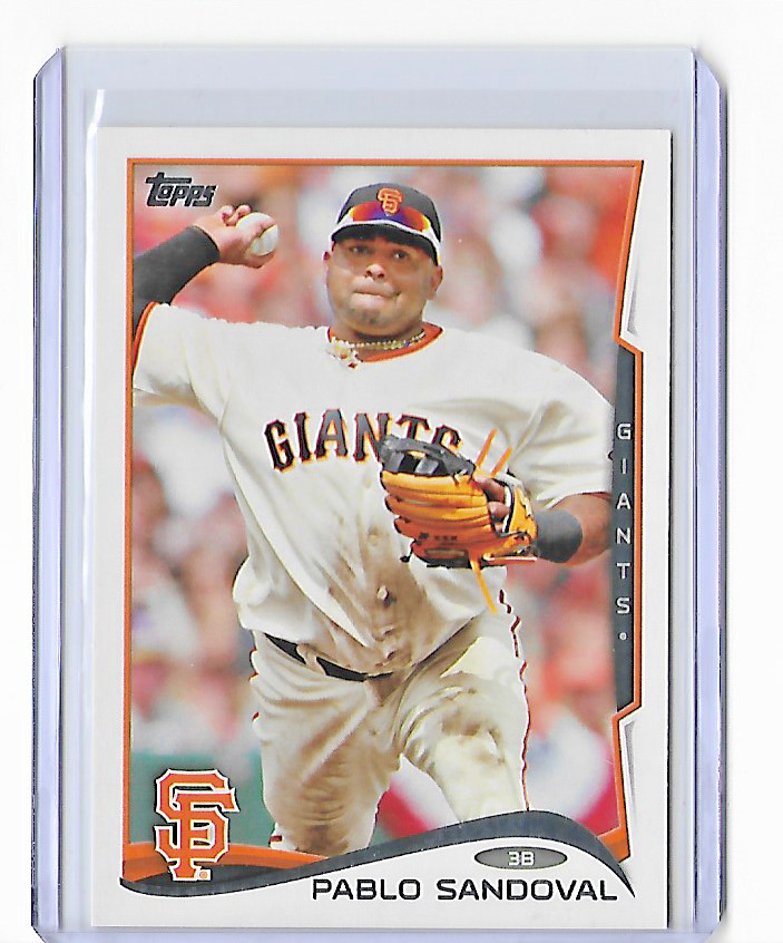 2014 TOPPS PABLO SANDOVAL BASE CARD - CARD #327 - S.F. GIANTS - FREE SHIPPING