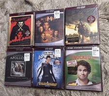 Lot Of 12 HD DVDs 6 NEW Sealed, 6 USED 