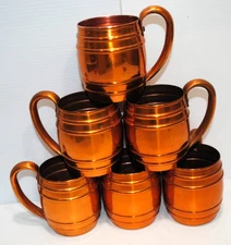 moscow mule copper barrel mug cup cavalier by national silver