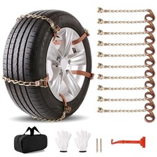 Emergency Snow Chains Universal Tire Snow Chains For Car Suv Semi 225-295 Mm
