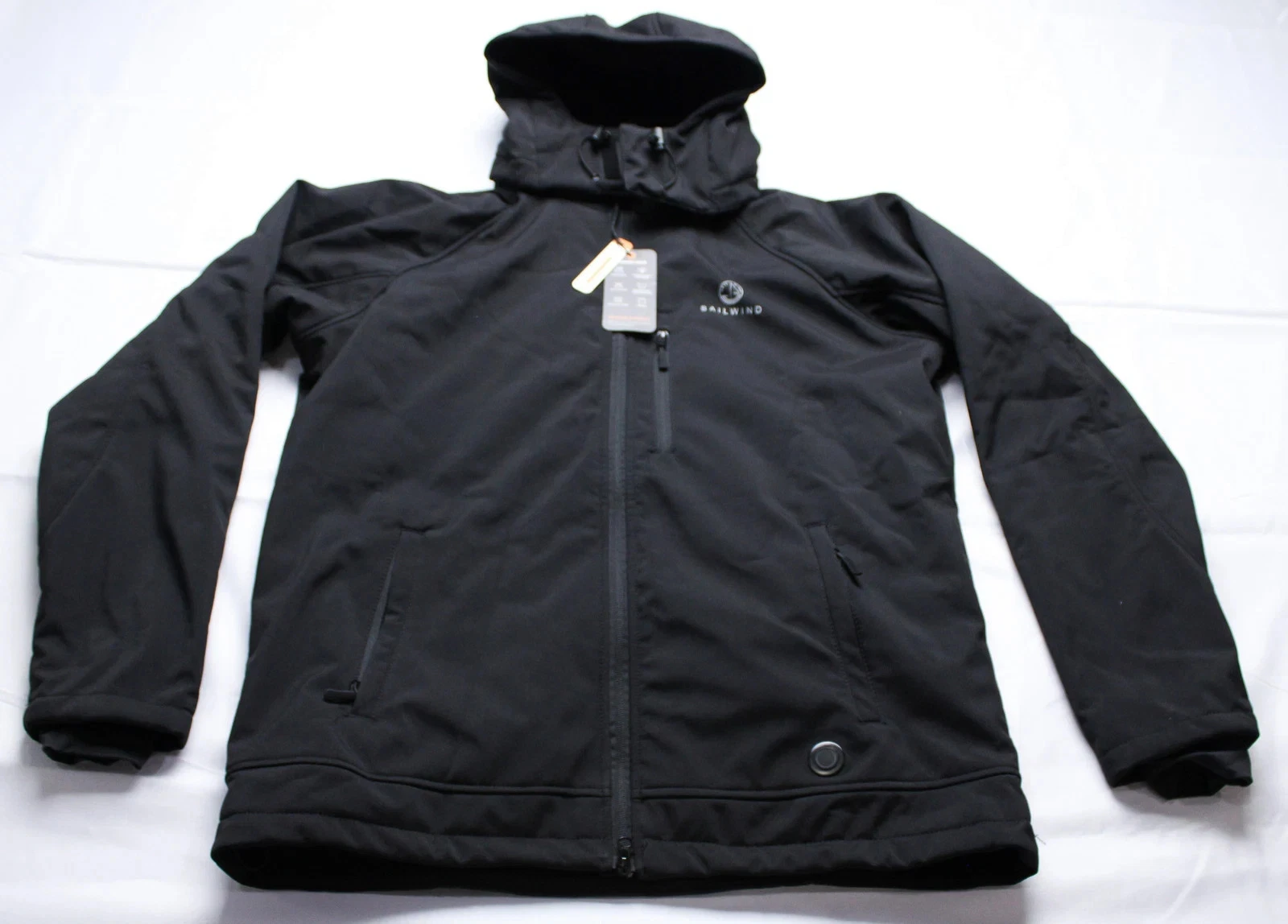 NEW Sailwind Men’s Classic Outdoor Battery Powered Heated Jacket Black MEDIUM