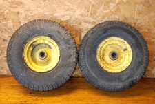 John Deere LX178 Front Tires Carlisle Turf Saver 15x6-6 LX176 LX188 AM127303