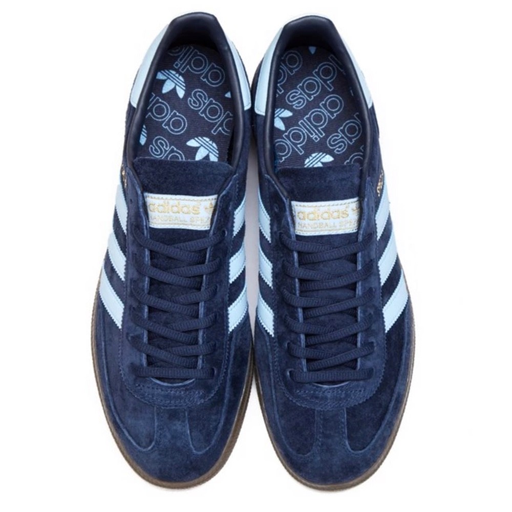 Size 9.5 - Adidas Handball Spezial Collegiate Navy Clear Sky for