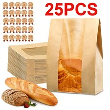 25Pcs Paper Bread Bags Bread Bags for Homemade Bread Sourdough Homemade Bread