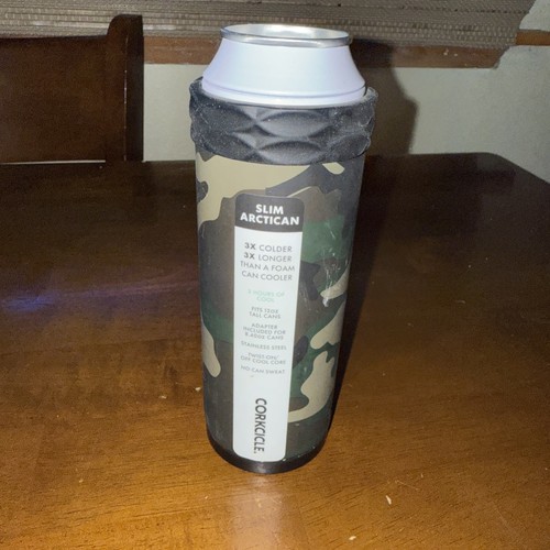 Corkcicle Slim Arctican per lattine alte 12 oz Seltzer Coolers nuovo con scatola, lattina segreta - Foto 1 di 5