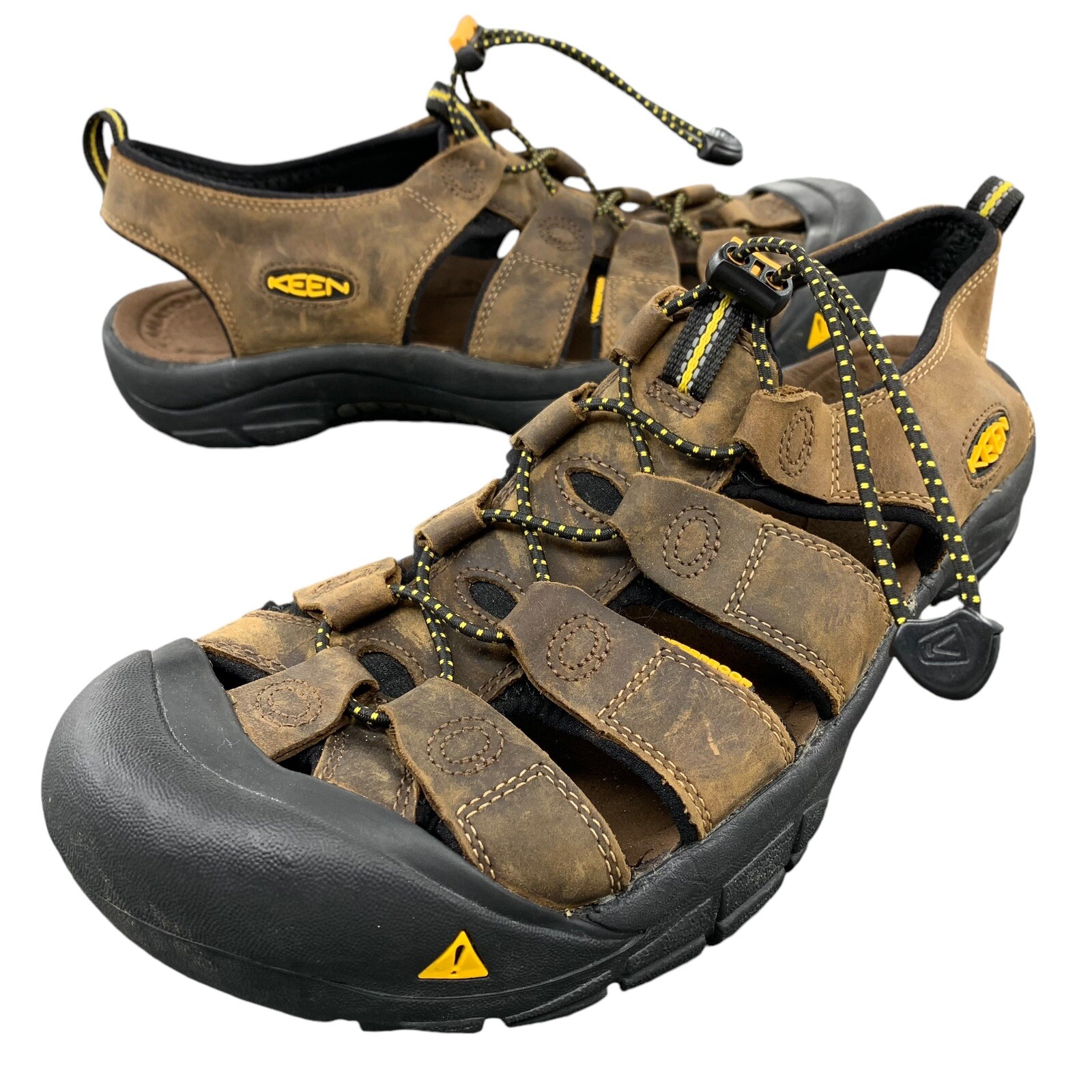 Keen Newport sandali classici impermeabili escursionismo pelle marrone 1001870 uomo 12