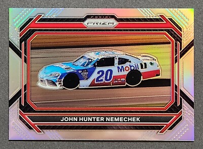 2023 Panini Prizm NASCAR Racing #100 John Hunter Nemechek Silver Prizm Parallel