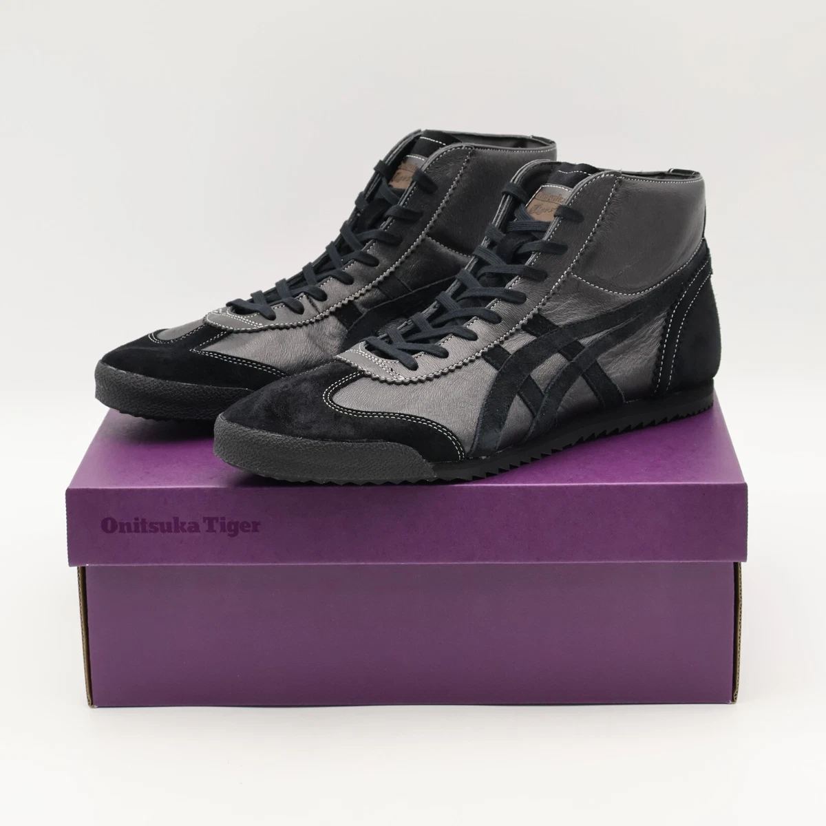 靴 Onitsuka Tiger MEXICO Mid Runner26cm New Onitsuka Tiger MEXICO Mid Runner BIRCH/PEACOAT THL328 Japan