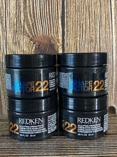 4 Redken  Shape Factor 22 Sculpting Cream Paste .68 Oz Mini  2.72 Oz. Total Oz
