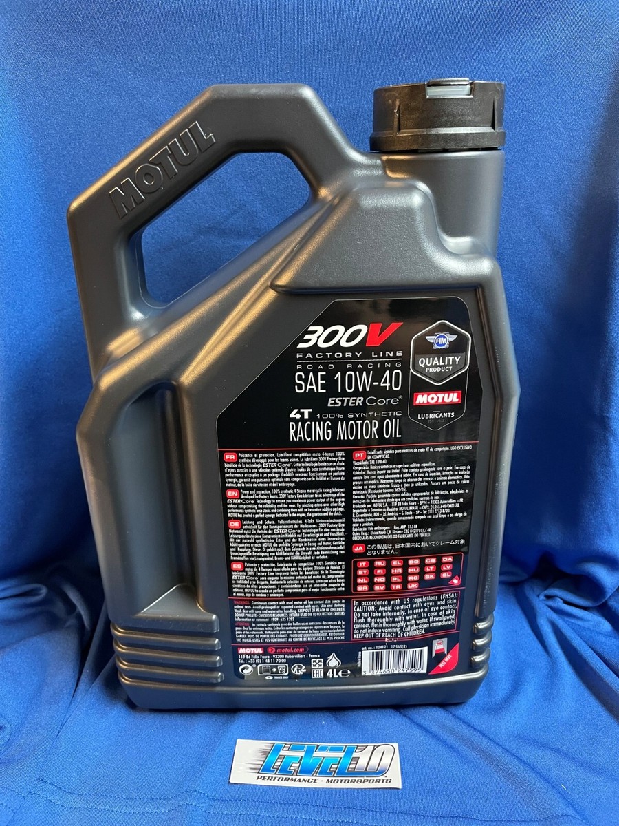 MOTUL 300V Factory Line Road Racing Synthetic 4T Engine