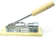 NEW Heavy Duty Pecan, Almond, Hazelnut, Macadamia, Nut Cracker Tool w Wood base