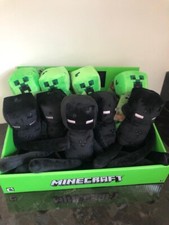 New Sealed In Box Minecraft 2014 9 Units Display Plush Creeper Enderman Mojang